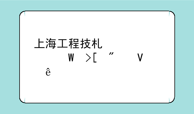 上海工程技术大学录取分数线