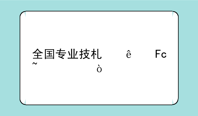 全国专业技术人员查询？